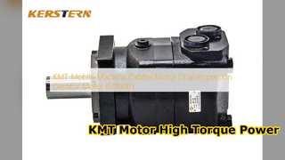 Prueba de rendimiento de alto par del motor orbital hidráulico KMT